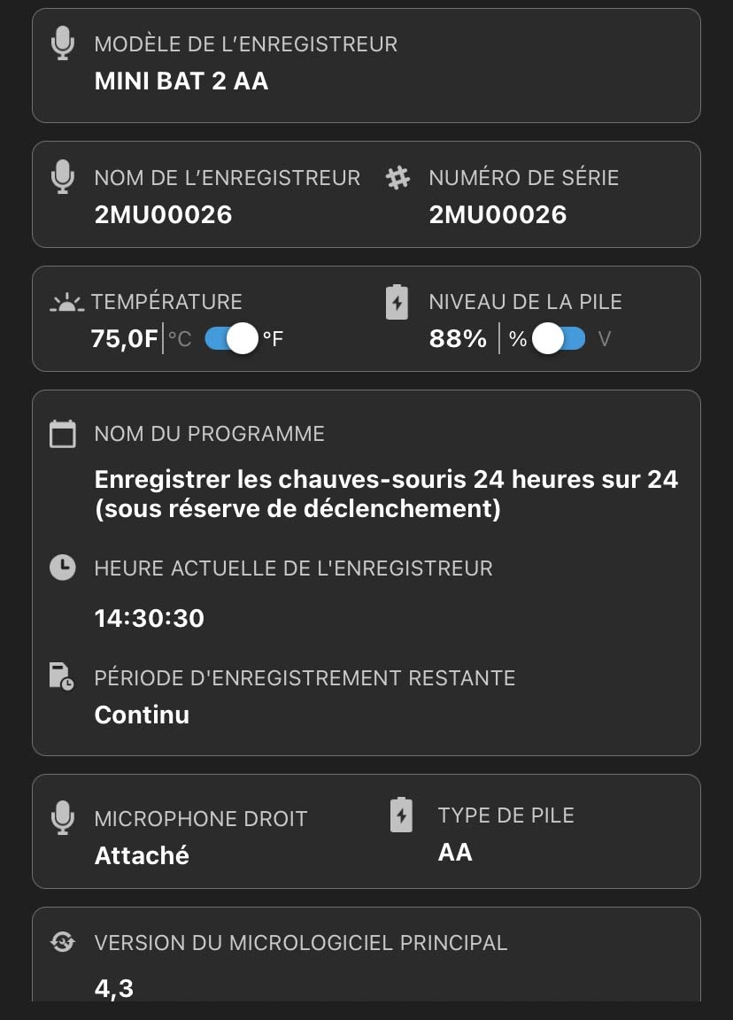 Les champs d’informations suivants sont répertoriés sous le panneau d’informations sur le stockage.